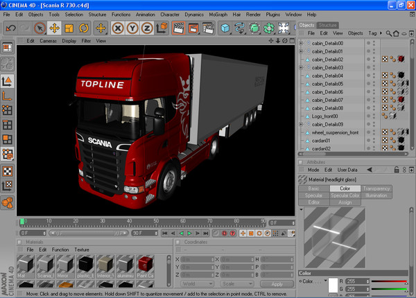 scania r 730 3d max - Scania R 730 by jekich1